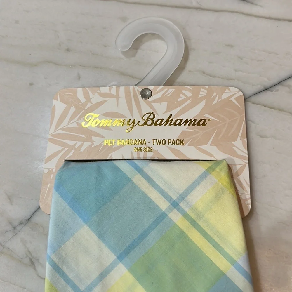 Tommy Bahama Pet Bandanas 2 pack. NWT